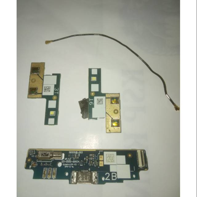 Papan konektor cas, volume, asus zenfone go x014d