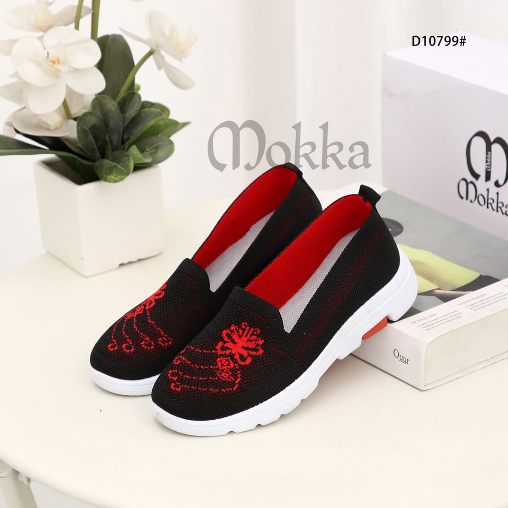 Mokka Ladies Comfort Sneaker Shoes D10799 Sepatu Wanita