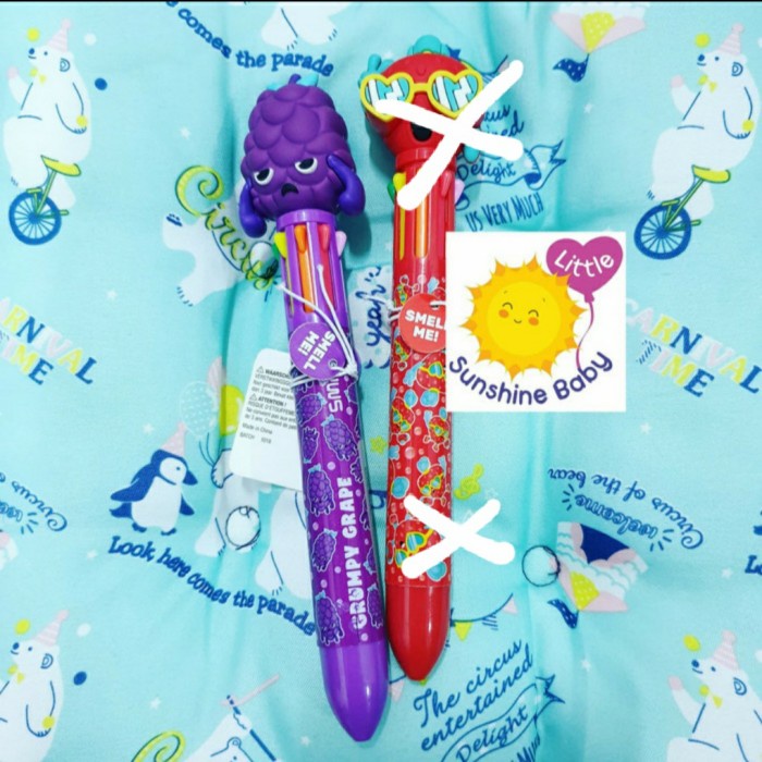 

Murah Smiggle Rainbow Pen Scented Strawberry Grape - Pulpen Smiggle Wangi Bagus