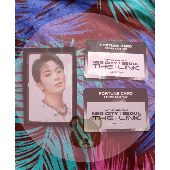 Unsealed Fortune Card The Link NCT127 Mark Jaehyun Taeyong