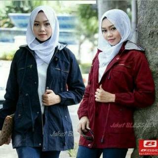  FREE ONGKIR JAKET  PARKA WANITA KANVAS  CEWEK DISTRO 