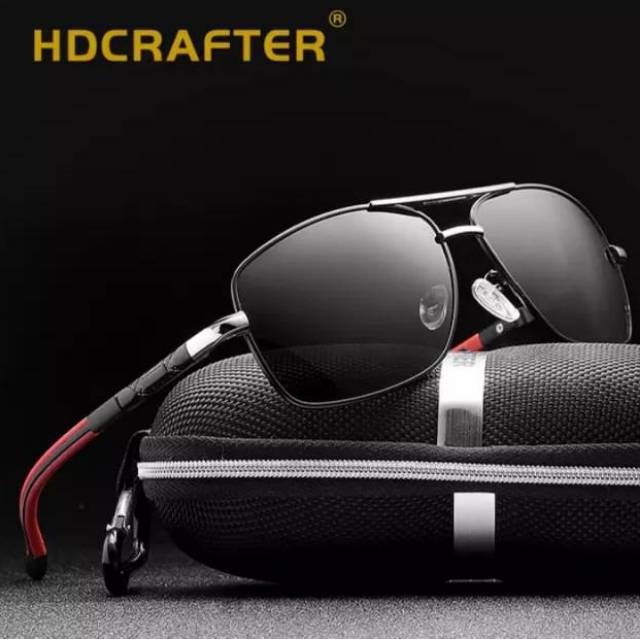 Kacamata pria wanita Original HDCRAFTER Polarized UV 400