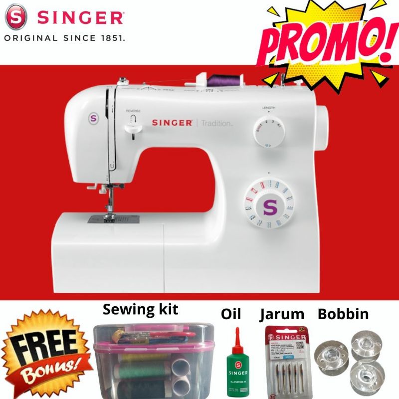 Mesin Jahit SINGER Tradition 2263 | Mesin Jahit Portable SINGER