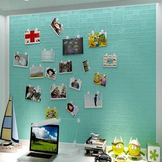  COD Bayar Di Tempat Wallpaper dinding sticker 3D foam 