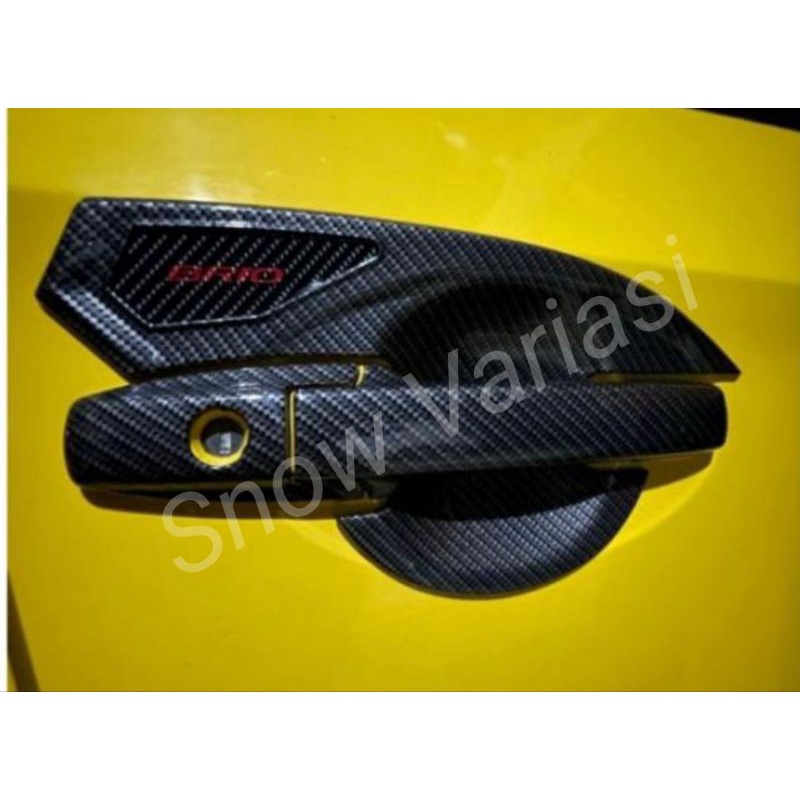 Paket Outer Handle Cover Brio 2014 2021 2022 Carbon