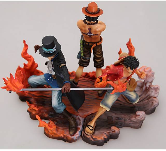 action figure luffy ace sabo