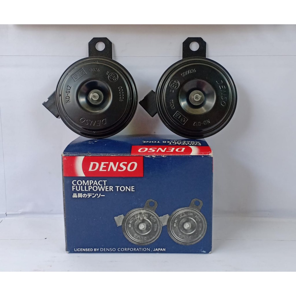 KLAKSON DISK DENSO SET 7690 SINGLE TERMINAL 12V - KLAKSON DENSO