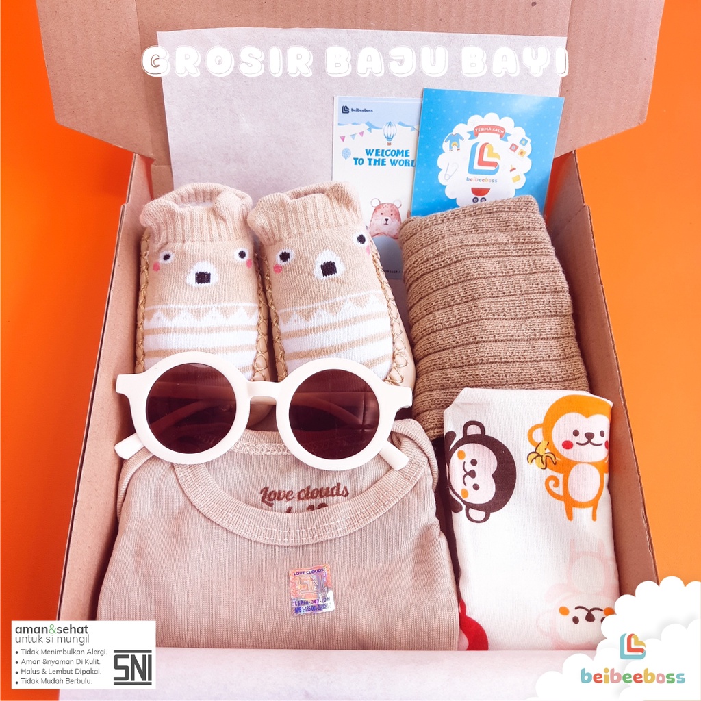 HAMPERS KADO BAYI LAKI LAKI DAN PEREMPUAN BABY GIFT-paket rain coksu