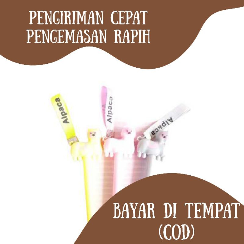 

5 PCS PULPEN GEL KARAKTER DOMBA LUCU GANTUNGAN
