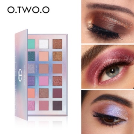 O TWO O Aurora Borealis 18 Colors Eyeshadow Palette DJ 1006