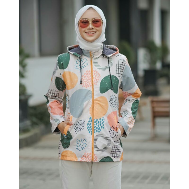 JAKET WANITA PREMIUM JAKET BLESSHER ORIGINAL JAKET PARASUT MOTIF