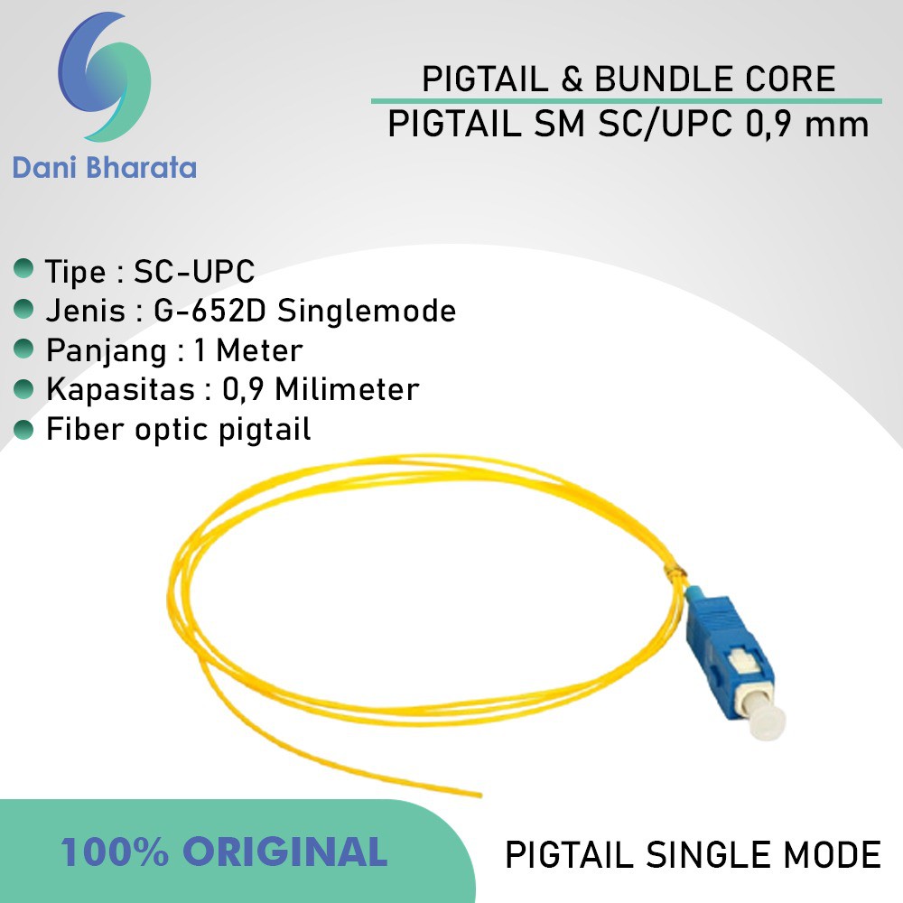 Pigtail SC-UPC 0,9mm SM No Brand