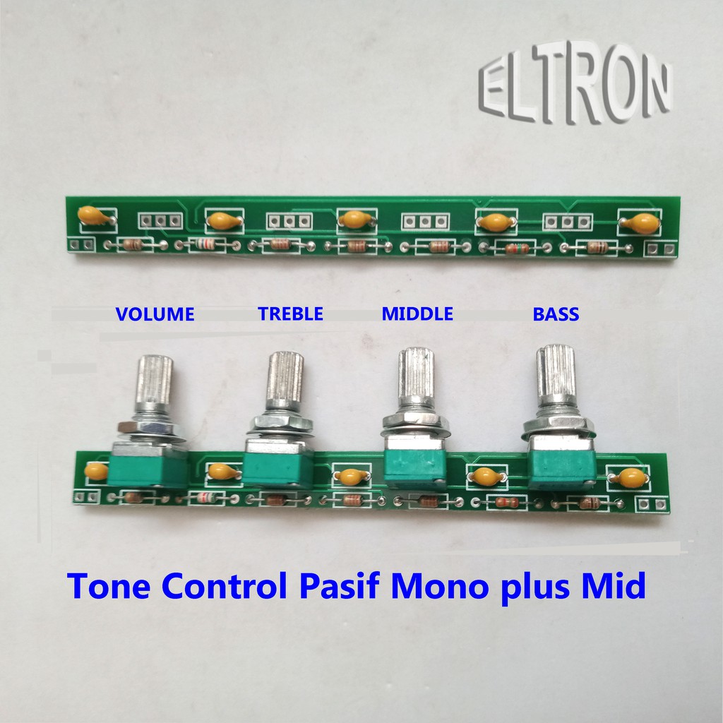 Tone Control Mono Pasif plus Middle