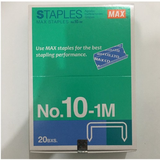 

Isi Staples Max Kecil No. 10-1M untuk Refill Hekter/Stapler Kecil