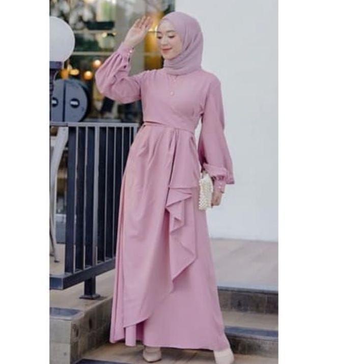 Paling Diminati.. DRESS KONDANGAN(DRESS REMAJA)Gamis Remaja terbaru terlaris GAMIS REMAJA KEKINIAN D