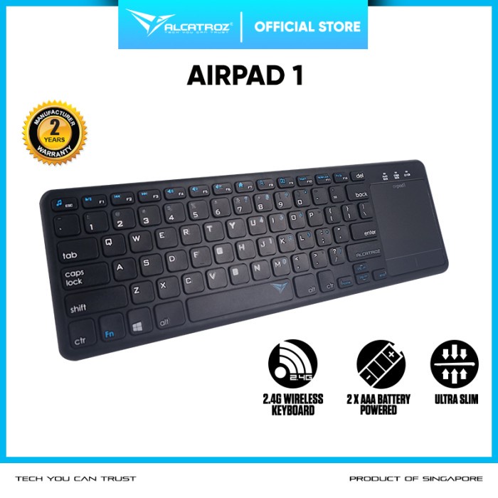 Alcatroz Keyboard Wireless AirPad 1