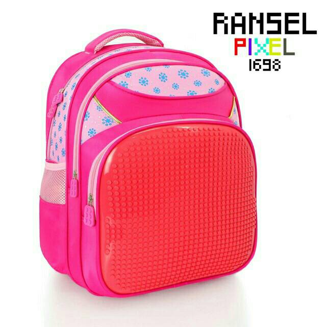 Restock powa lego pixel bag 1638 tas ransel sekolah anak