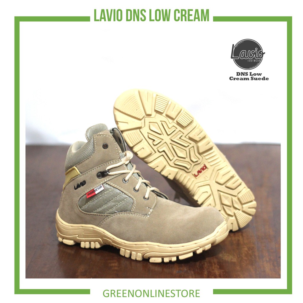  Sepatu  Safety Boots  Lavio  Original DNS Pendek Cream 