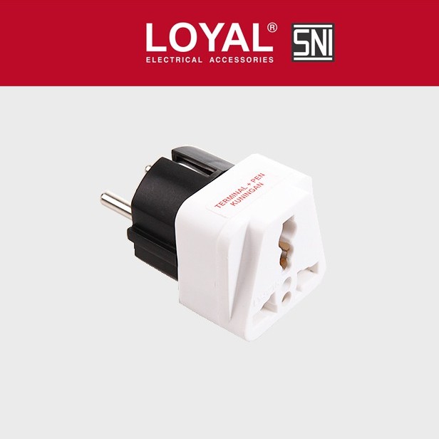 Loyal Colokan Listrik Over Steker Adaptor Serbaguna Ly-921K