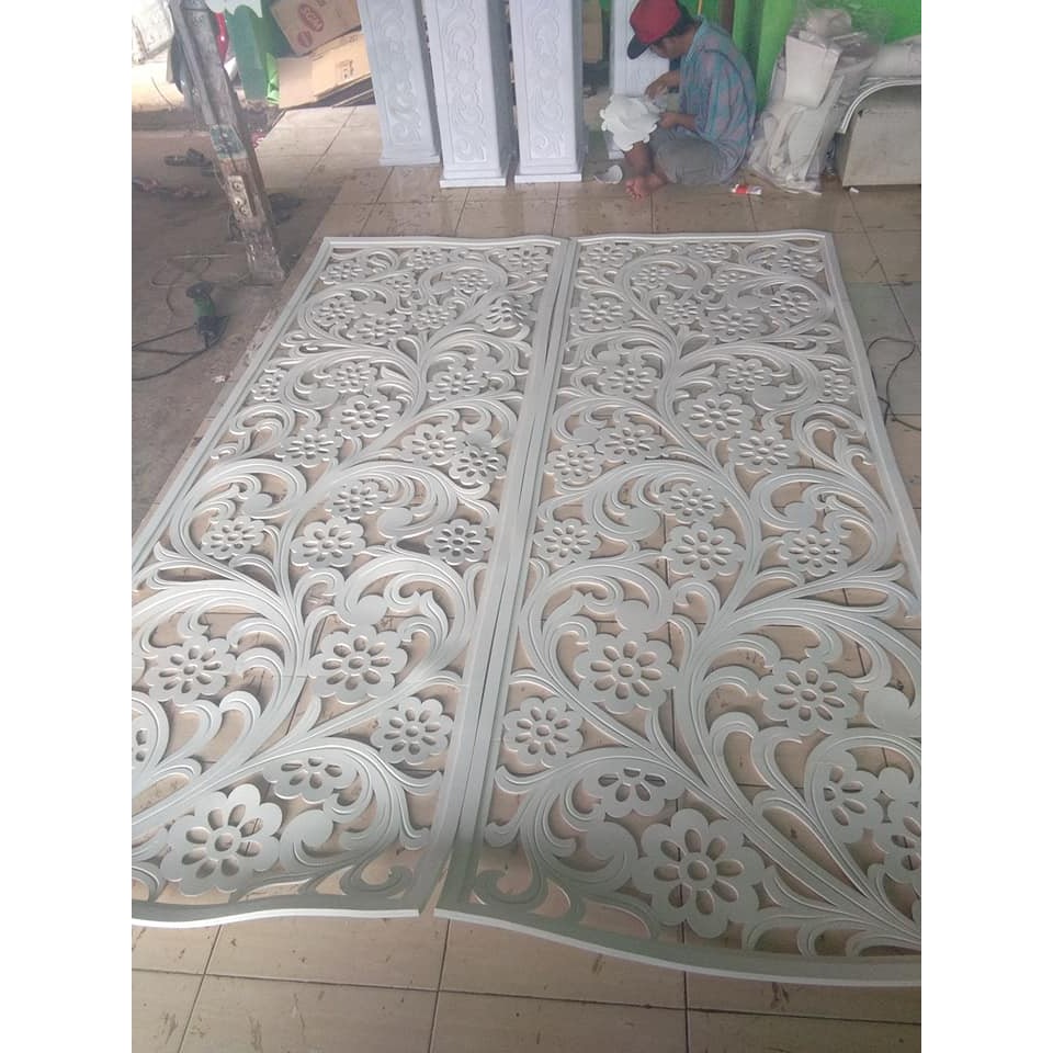 spon karet dekorasi ukiran