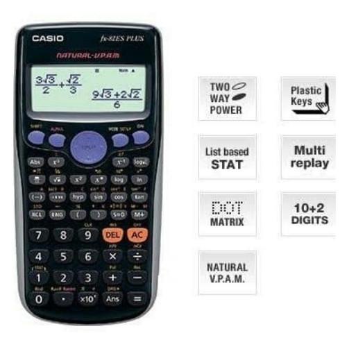 

Calculator Kalkulator Casio Fx 82Es Plus Scientific Kalkulator 113127