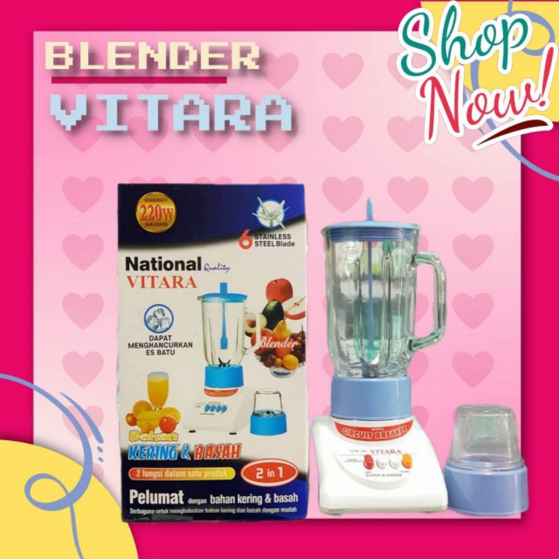 blender kaca national vitara/sumura / blender 2in1 /blender national quality