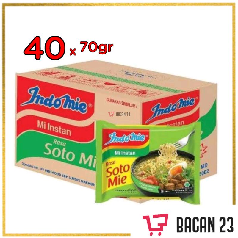 

Indomie Soto Mie Dus (40 x 70gr)
