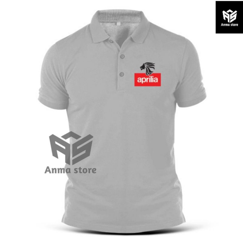 Kaos Kerah Polo shirt Aprilia Racing Sport