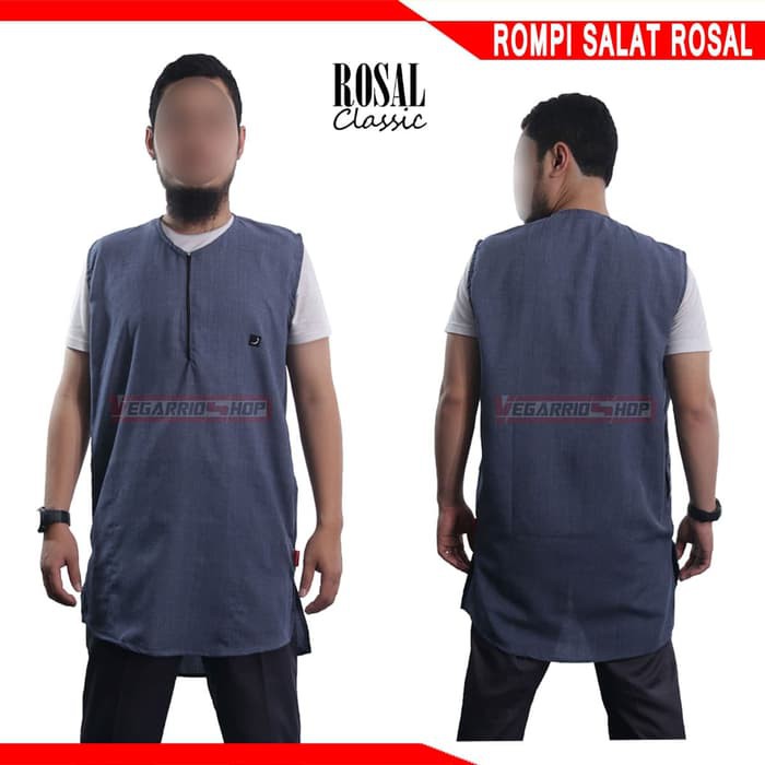 Rompi Vest Shalat Pakaian Sholat Solat Rosal Koko Gamis Muslim Pria