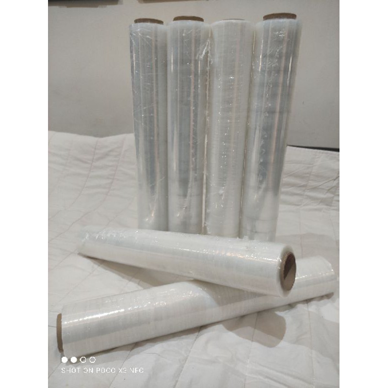 

Plastik Wrapping bening ukuran 50cm x 250cm 17micron