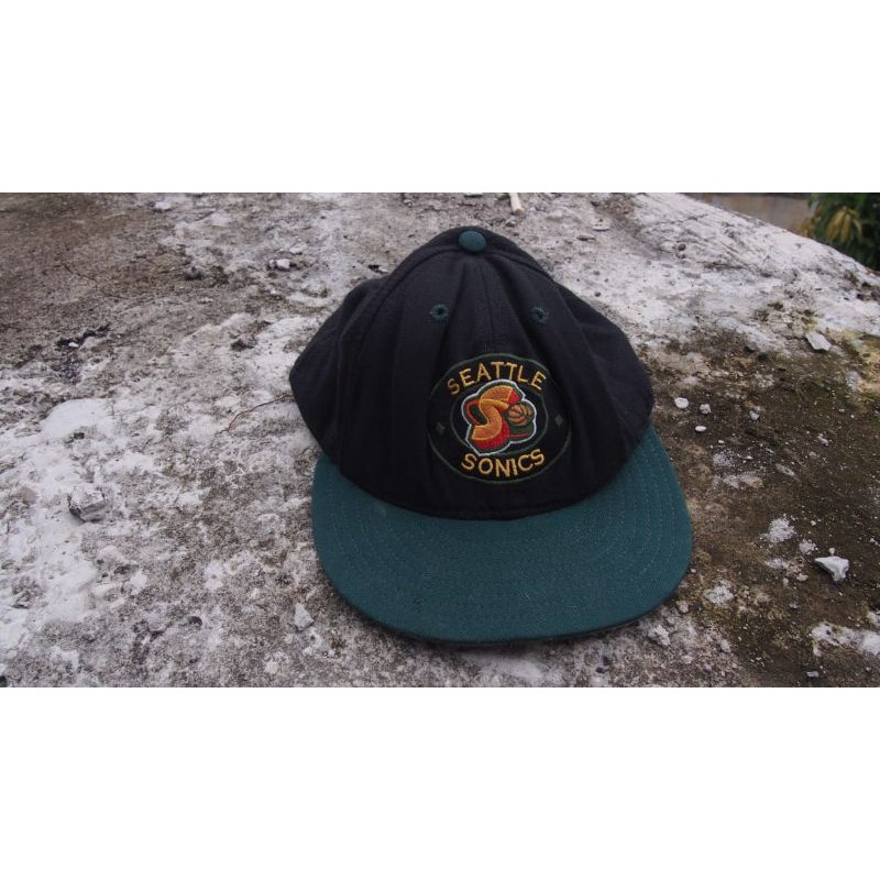Cap Topi Seatle Sonic Vintage Nba