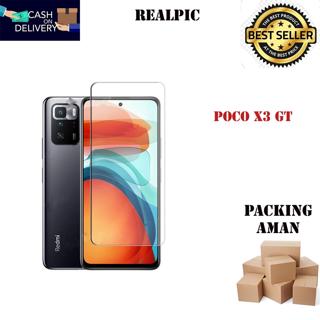 Tempered Glass Xiaomi Poco X3 GT Screen Protector Anti Gores