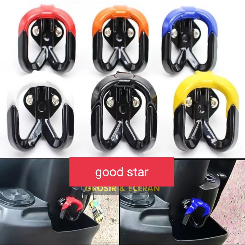 Gantungan Barang Motor Cabang Tutup Universal Nmax,Aerox,Lexi,Vario,Scoopy,Beat,Mio,Mio Gt,Fino Dll