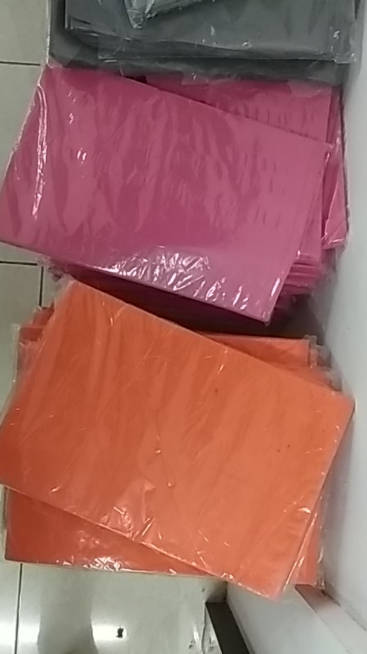 Kantong Plastik Olshop Hd Tanpa Plong Warna Orange Uk. 20x30 Cm