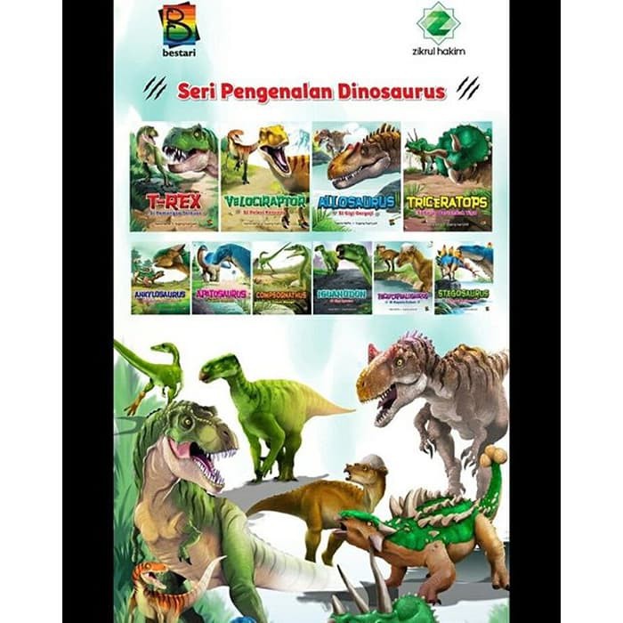 Seri Pengenalan Dinosaurus - Buku Cerita Anak - zikrul Kids