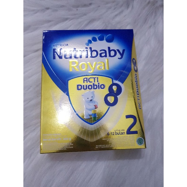 NUTRIBABY ROYAL ACTI Duobio untuk usia 6-12 bulan