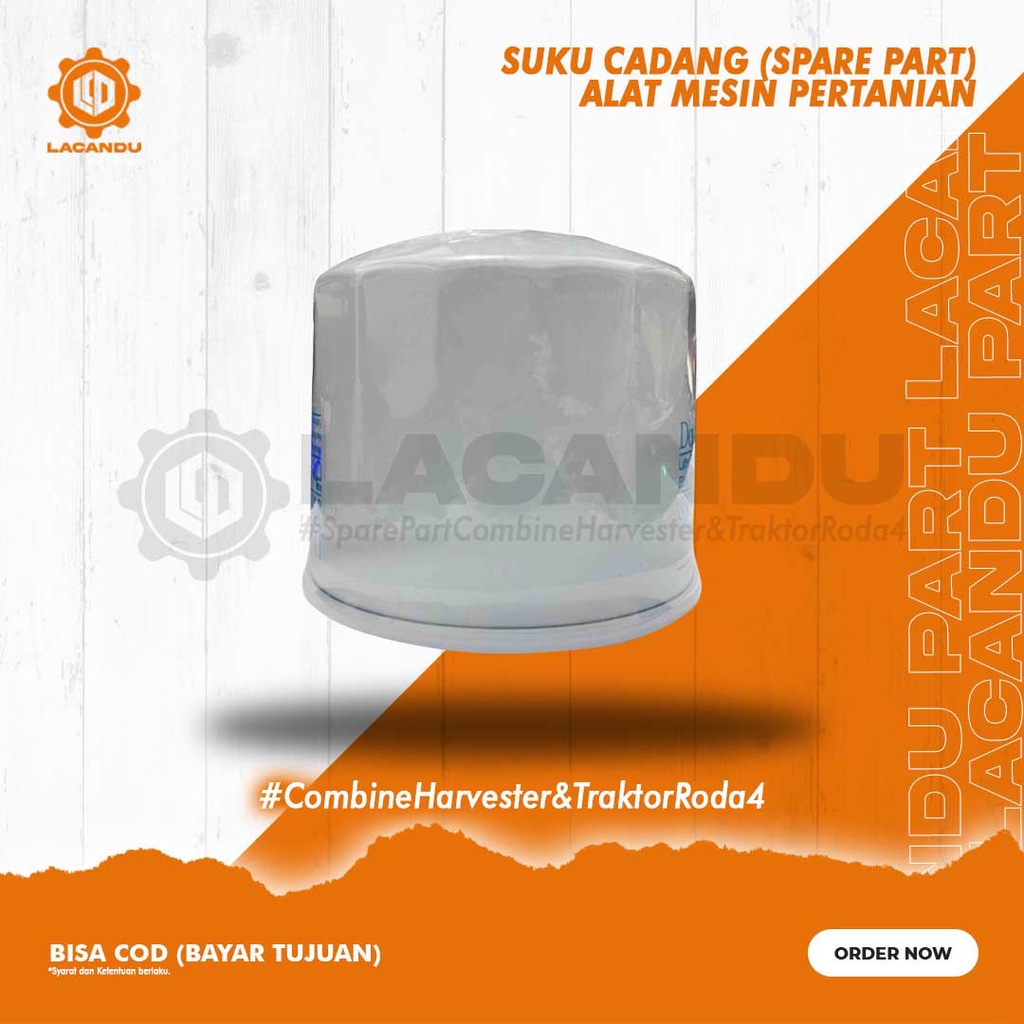 FILTER OLI MESIN  TRAKTOR KUBOTA L4400 J8610430 untuk TRAKTOR RODA 4 LACANDU PART