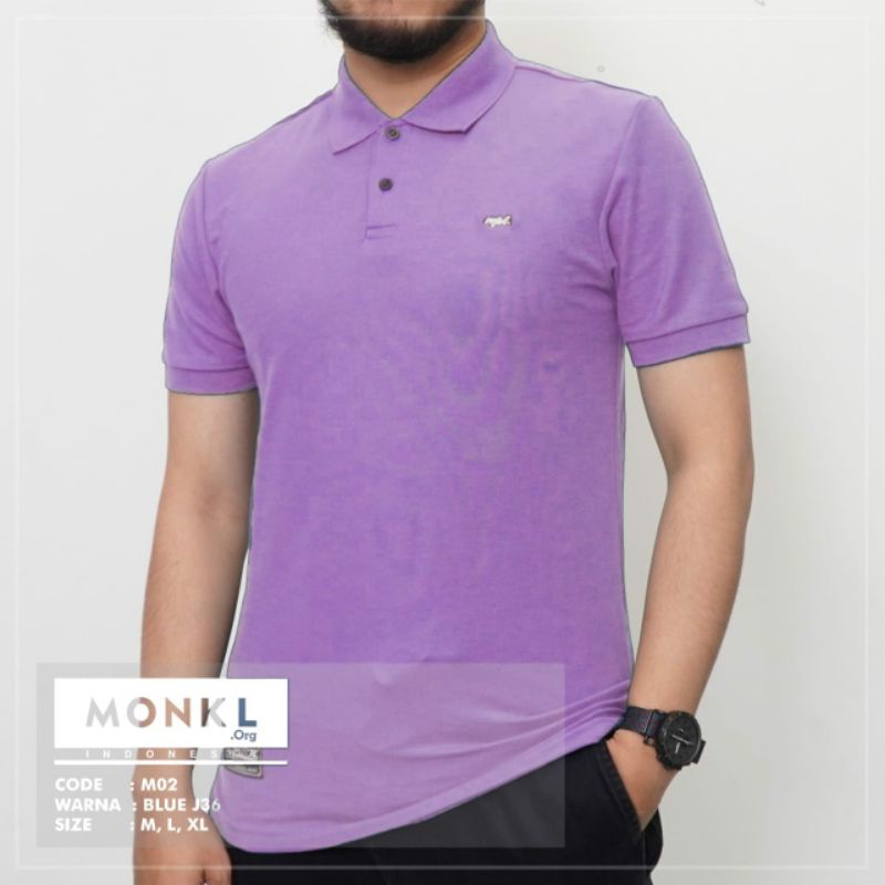 Jual Kaos Polo Kerah Polos Poloshirt Plain Violet Shopee Indonesia