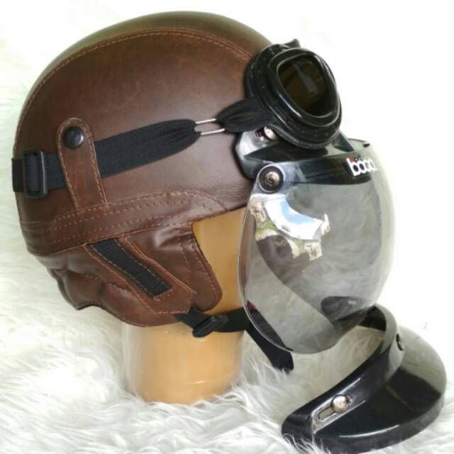 Helm Kulit SNI Club Coklat