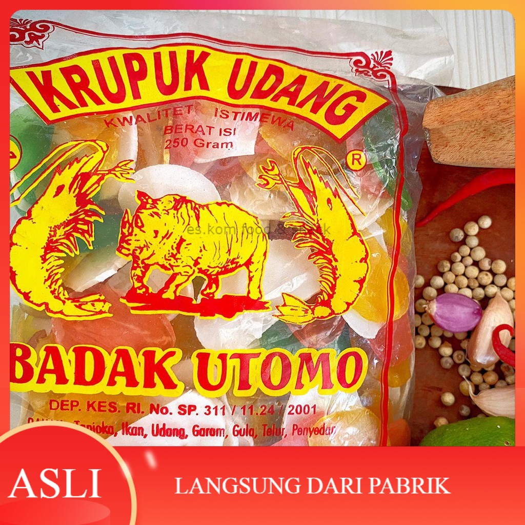 

REKOMENDED !! KERUPUK UDANG 200gr RENYAH ENAK GURIH NIKMAT ASLI DARI SELOK JAYA JUWANA PATI