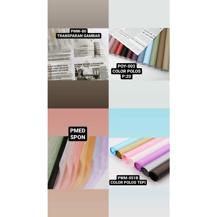 

PLASTIK BUKET BUNGA WRAPPING PAPER MOTIF