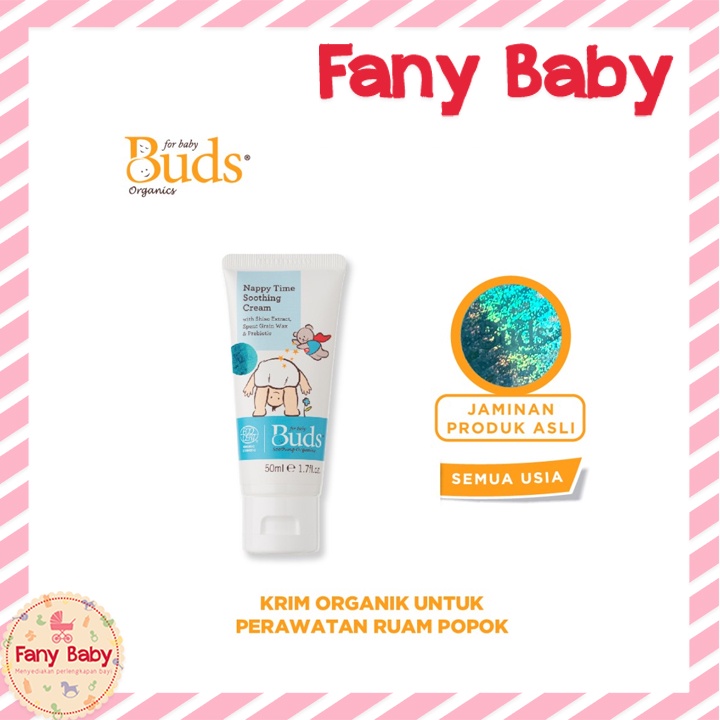 BUDS NAPPY TIME SOOTHING CREAM 50ML