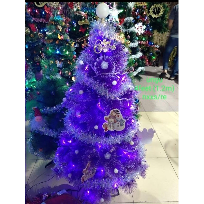 Pohon natal 1.2m(120cm/4feet) (tidak bisa cod)KOMPLIT