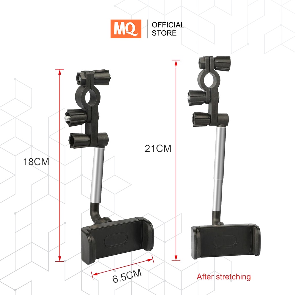 MQ Car Holder Smartphone Holder HP di mobil phone holder mobil Ideal Viewing Angle Universal Smartphone Multi Functional