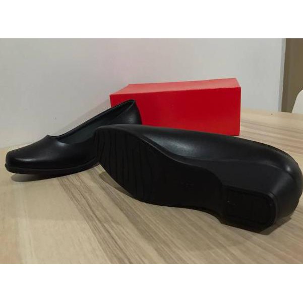 Terbaik..[simbol2] Sepatu pantofel kerja hitam fladeo wanita ori murah polos ❁⁂