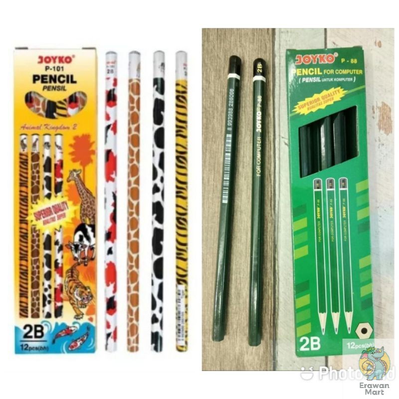

COD - PENCIL JOYKO 2B PENSIL KOMPUTER PENSIL UJIAN P-88 P-101