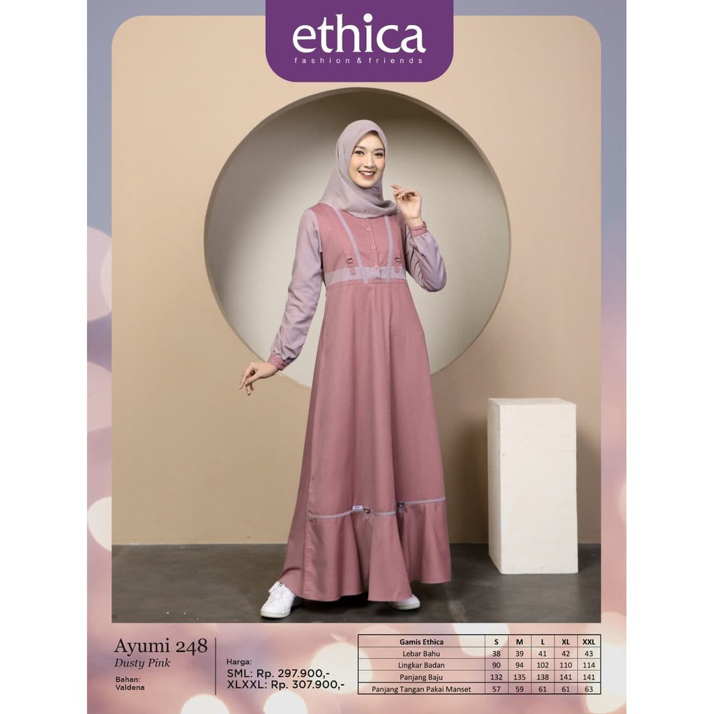 Fashion muslim/ Ethica gamis/ Ayumi 248