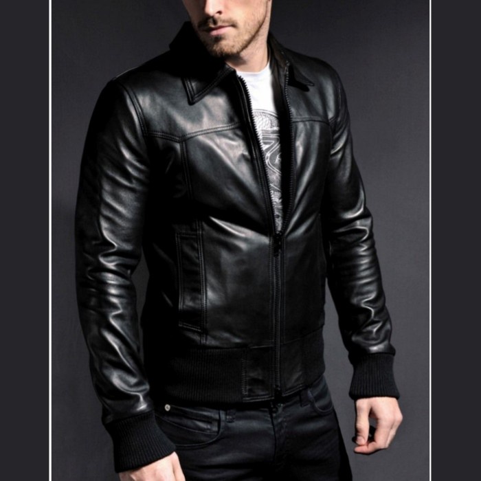 jaket kulit pria jaket kulit asli pria 100% original jaket kulit asli domba Garut jaket kulit asli d
