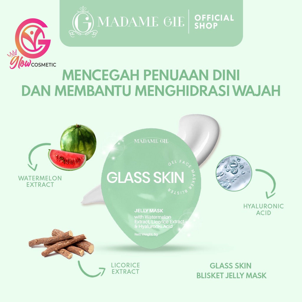 MADAME GIE GEL FACE MASKER BLISTER JELLY MASK