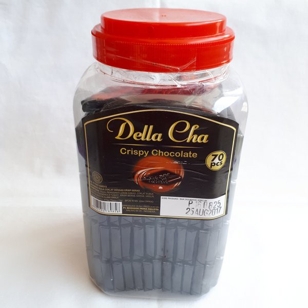 Della cha crispy Chocolate Toples isi 70pcs / dellacha coklat / coklat delacha / coklat della cha